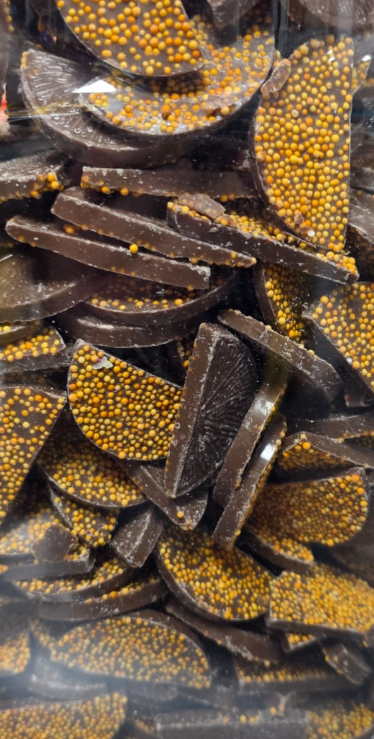 Chocolate orange Jazzies 100g