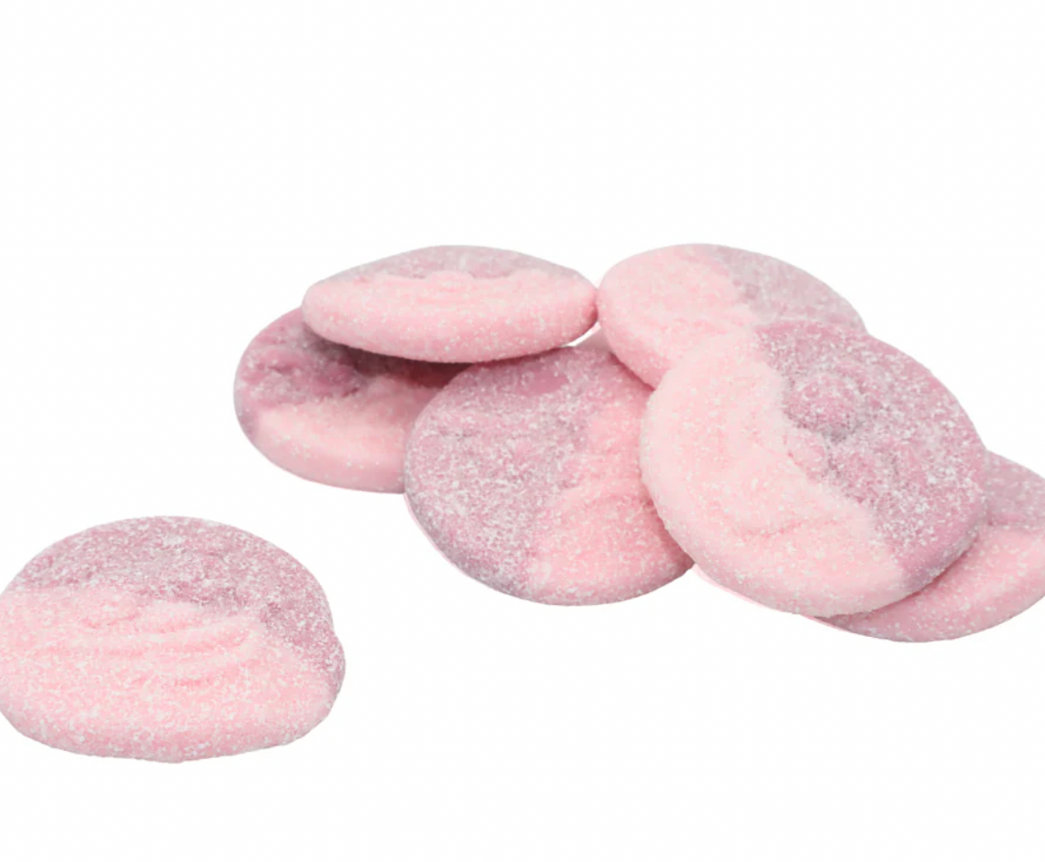 Strawberry & cherry sour Smiley’s 100g