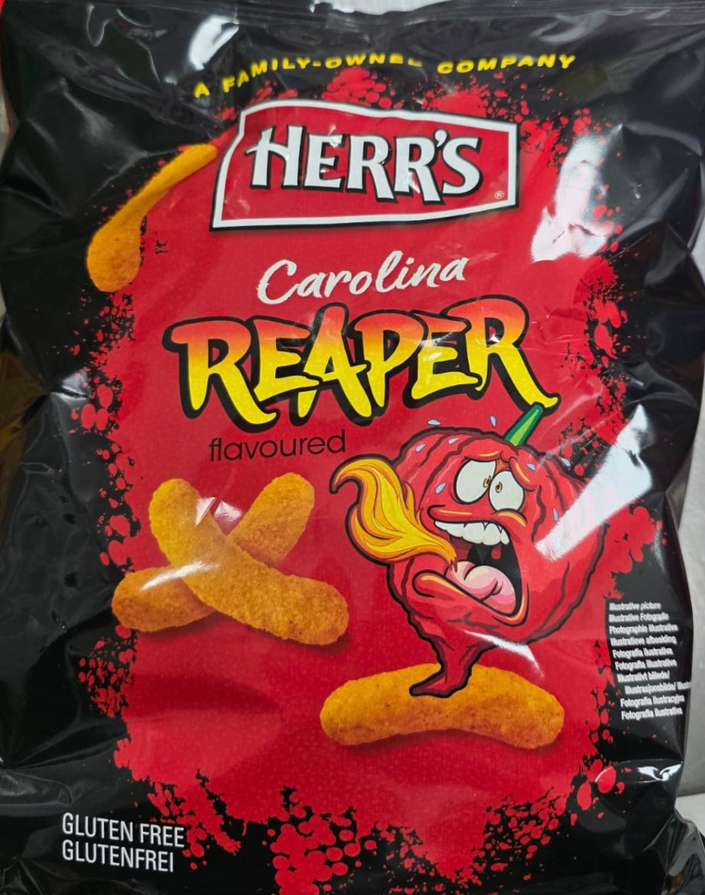 Herr’s Carolina Reaper Cheese curl Crisps