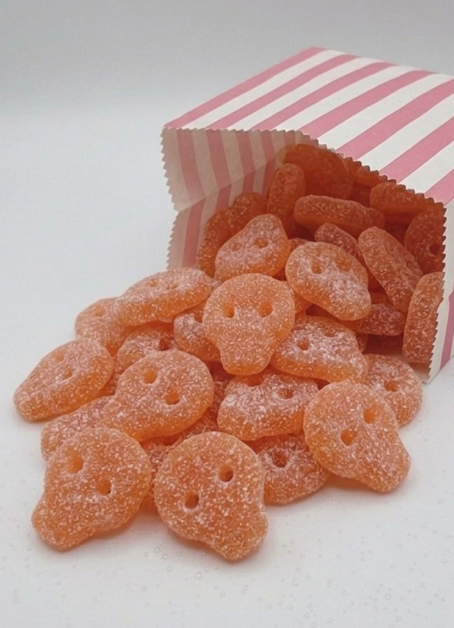 Vegan Mango Fizzy Skulls 100g