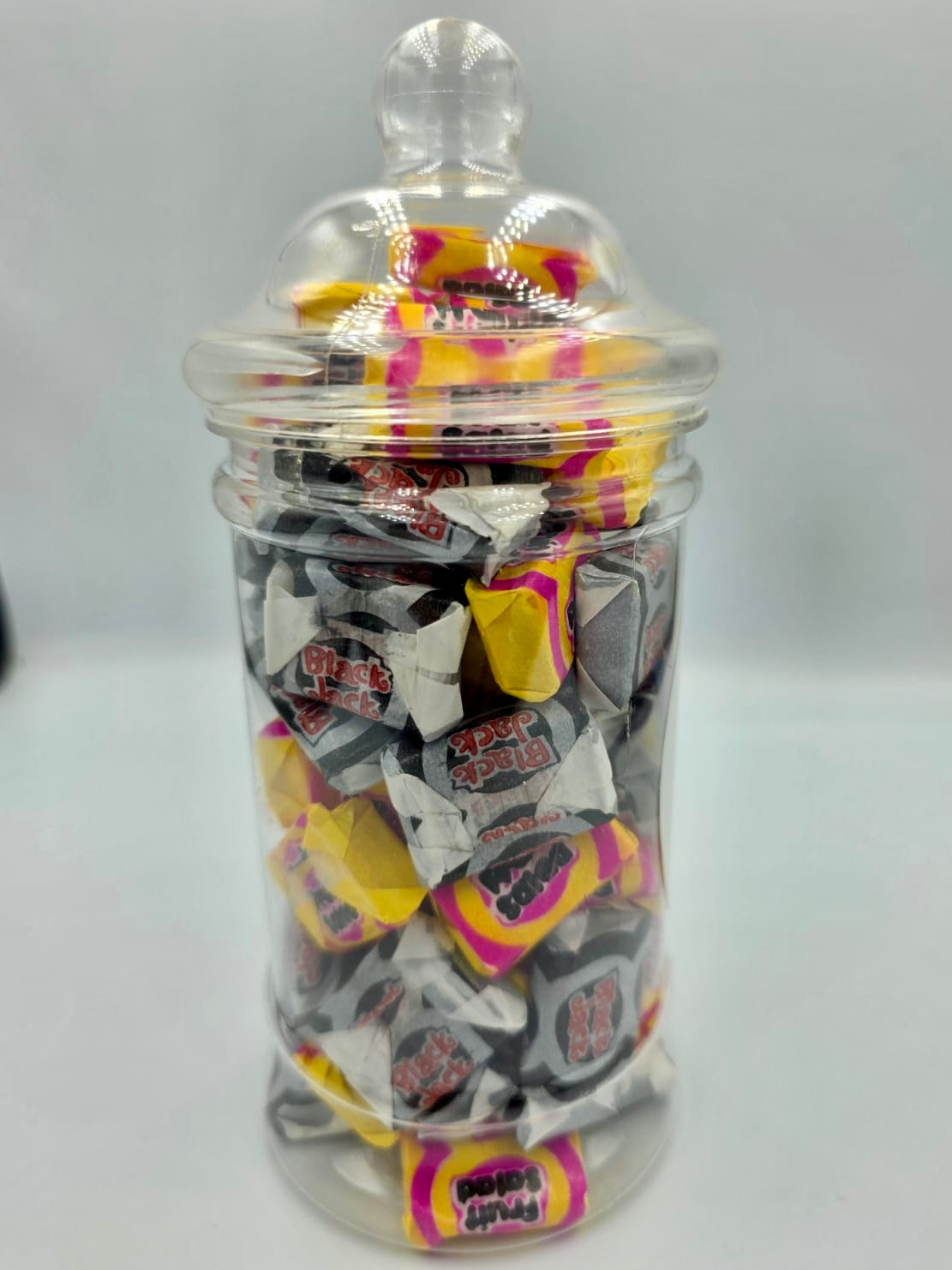 Fruit salad and blackjack Victorian jar 350g 