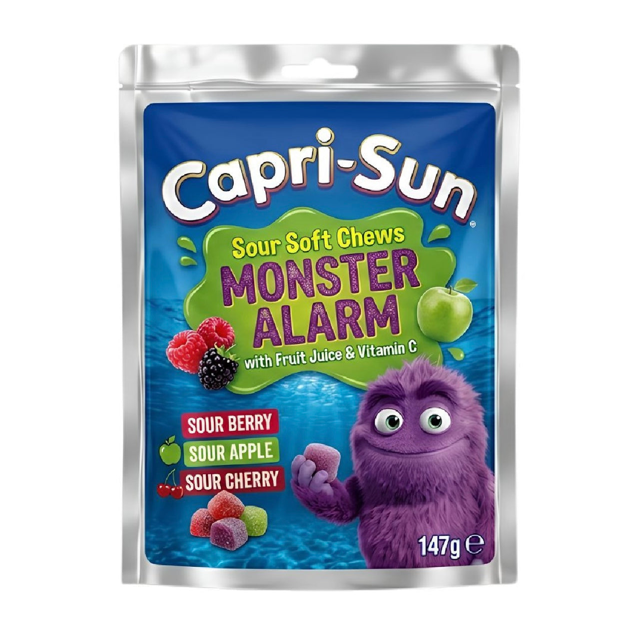 Capri sun Monster Alarm sour soft chews 147g (Halal)