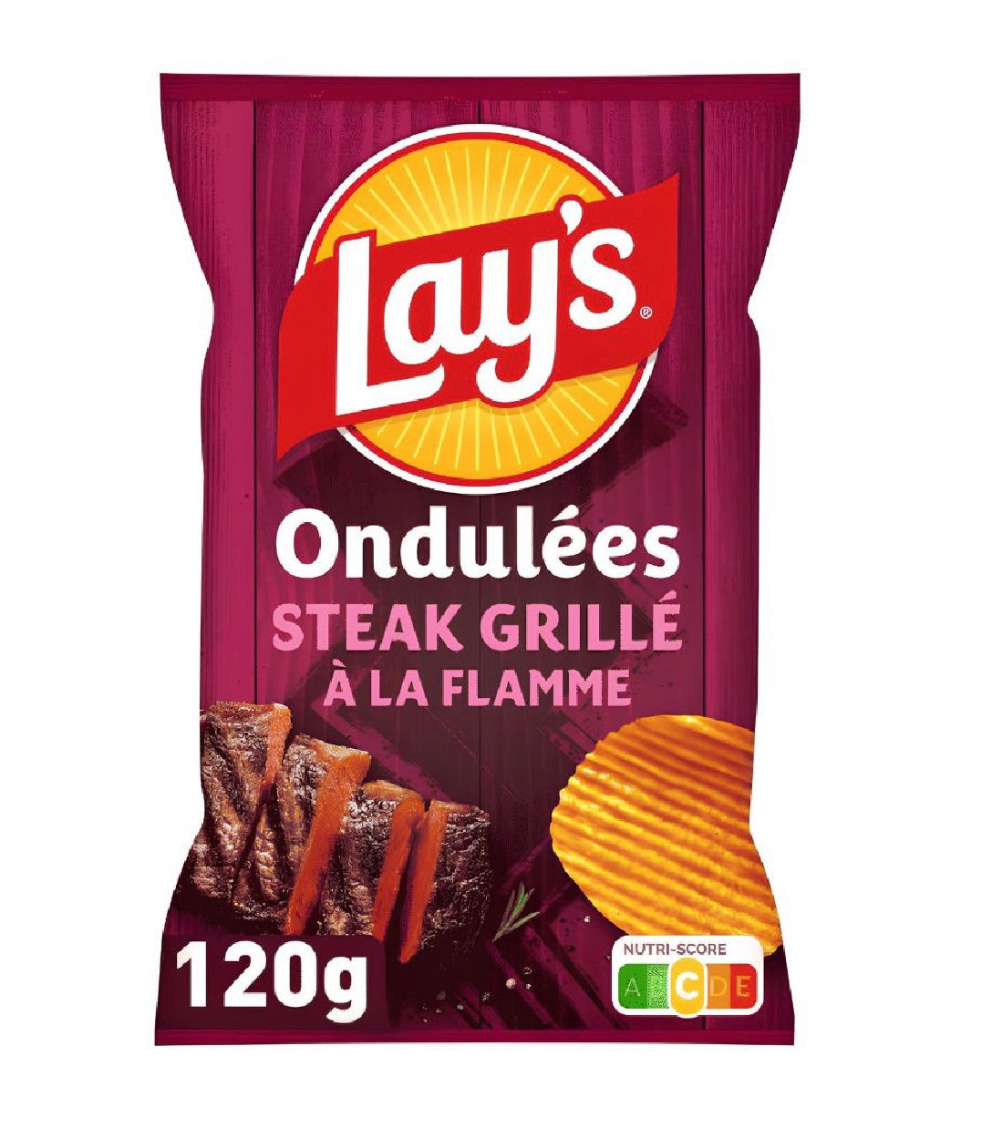 Lay’s steak grilled crisps 120g