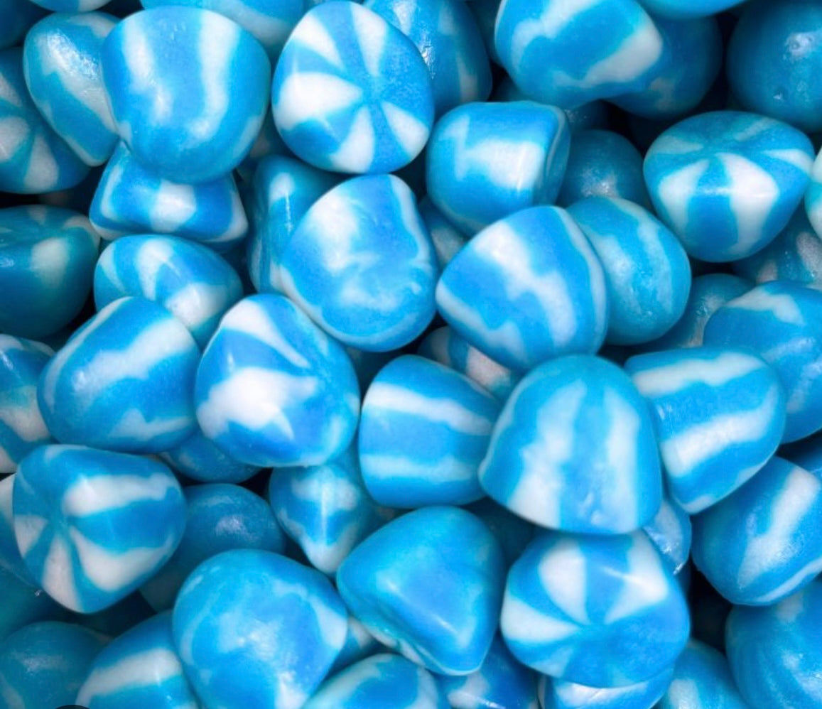 Blue Raspberry Twist Kisses 100g