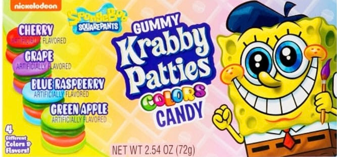 Sponge Bob krabby Colour Candy Theatre Box