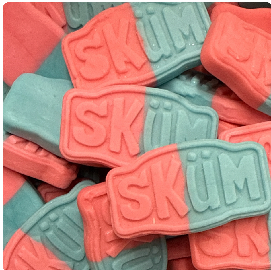 Swedish bubblegum foam bites 100g