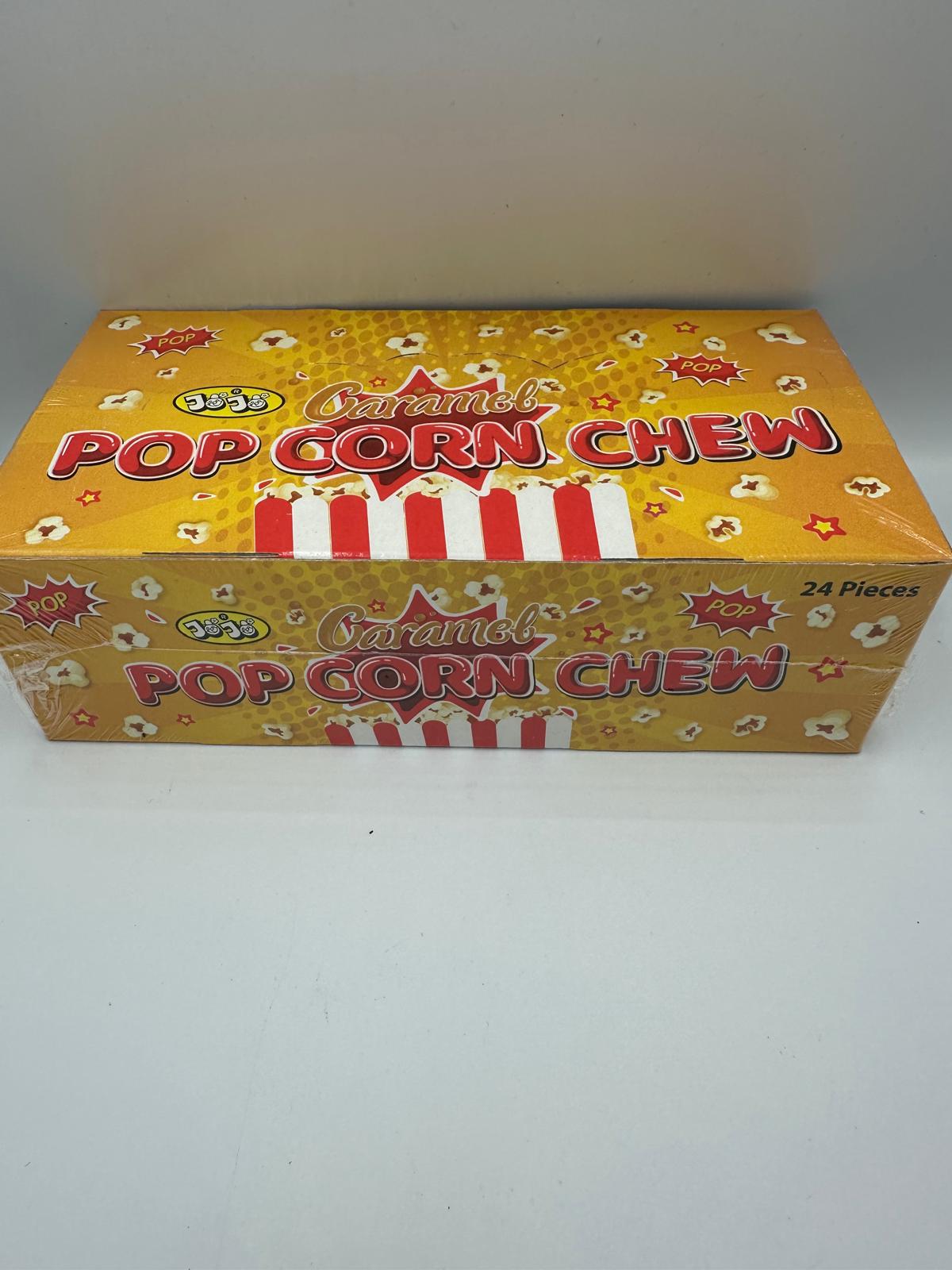 Caramel popcorn Chew Bars (Box)