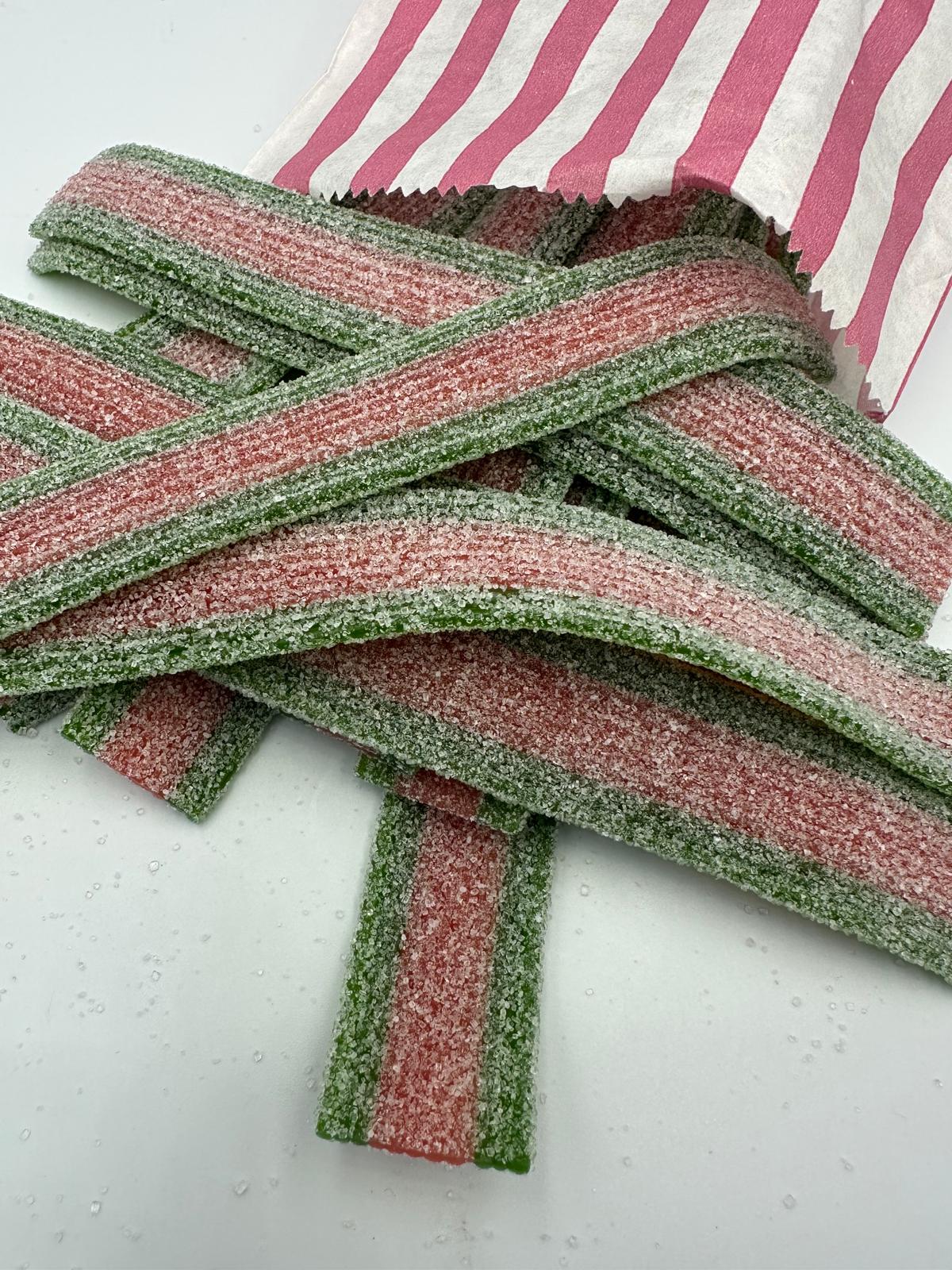 Fizzy Watermelon Belts 100g