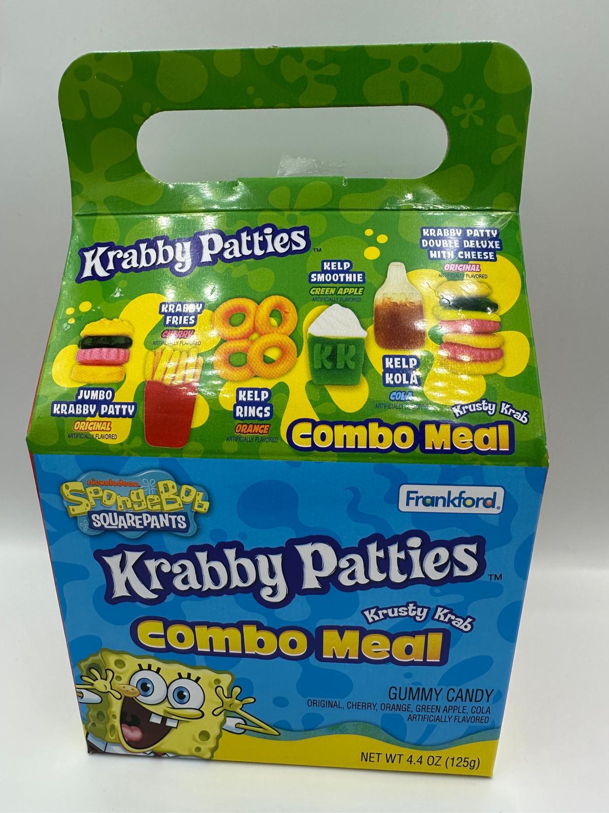 SpongeBob Krabby Patties Krusty Crab Combo Meal 🇺🇸