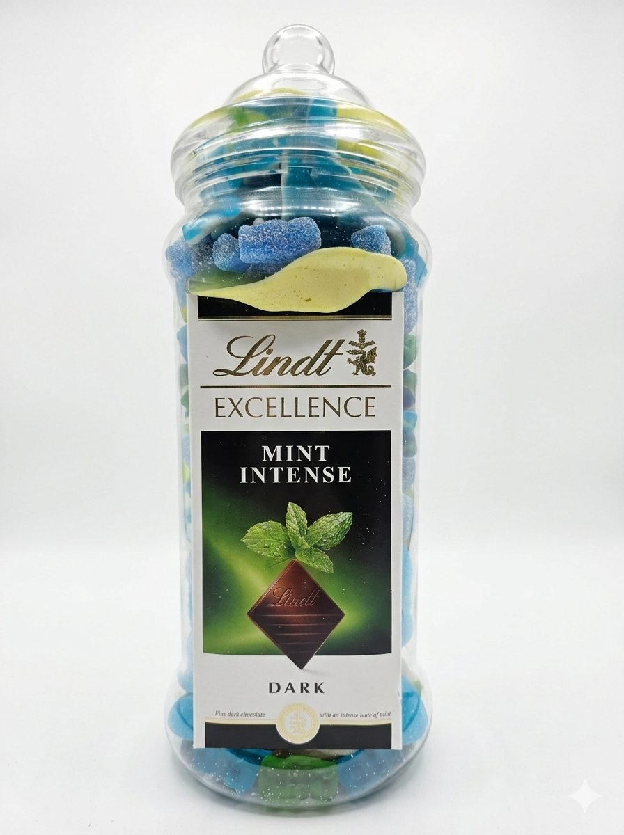 Victorian Drink / chocolate & Blue mix Sweet Jar