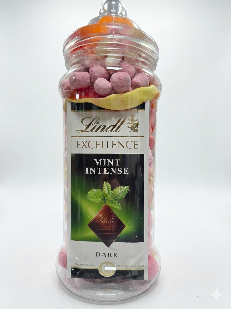 Victorian Drink / chocolate & pink mix Sweet Jar
