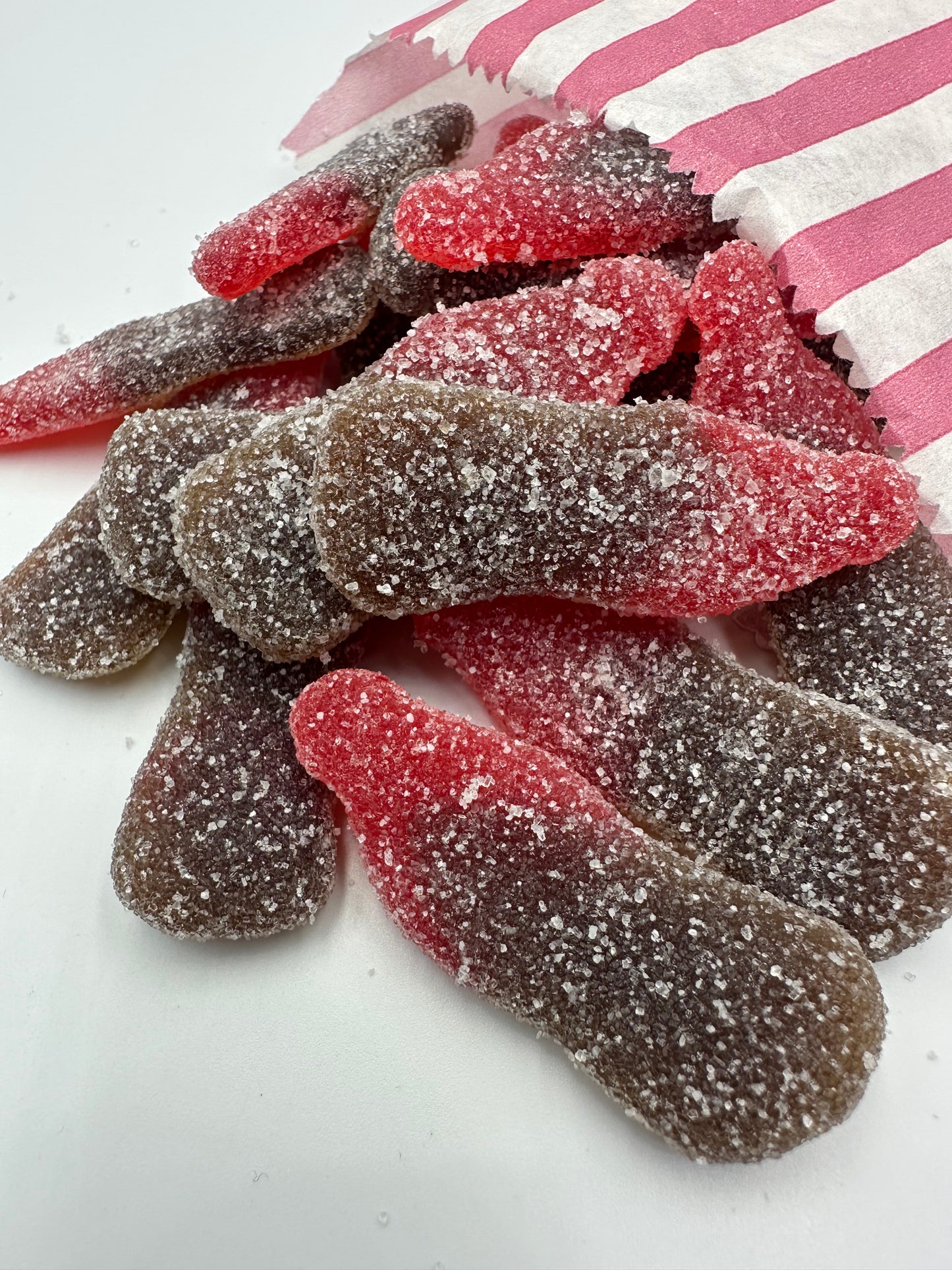 Cherry Cola Bottles (Giant 100G Portion)