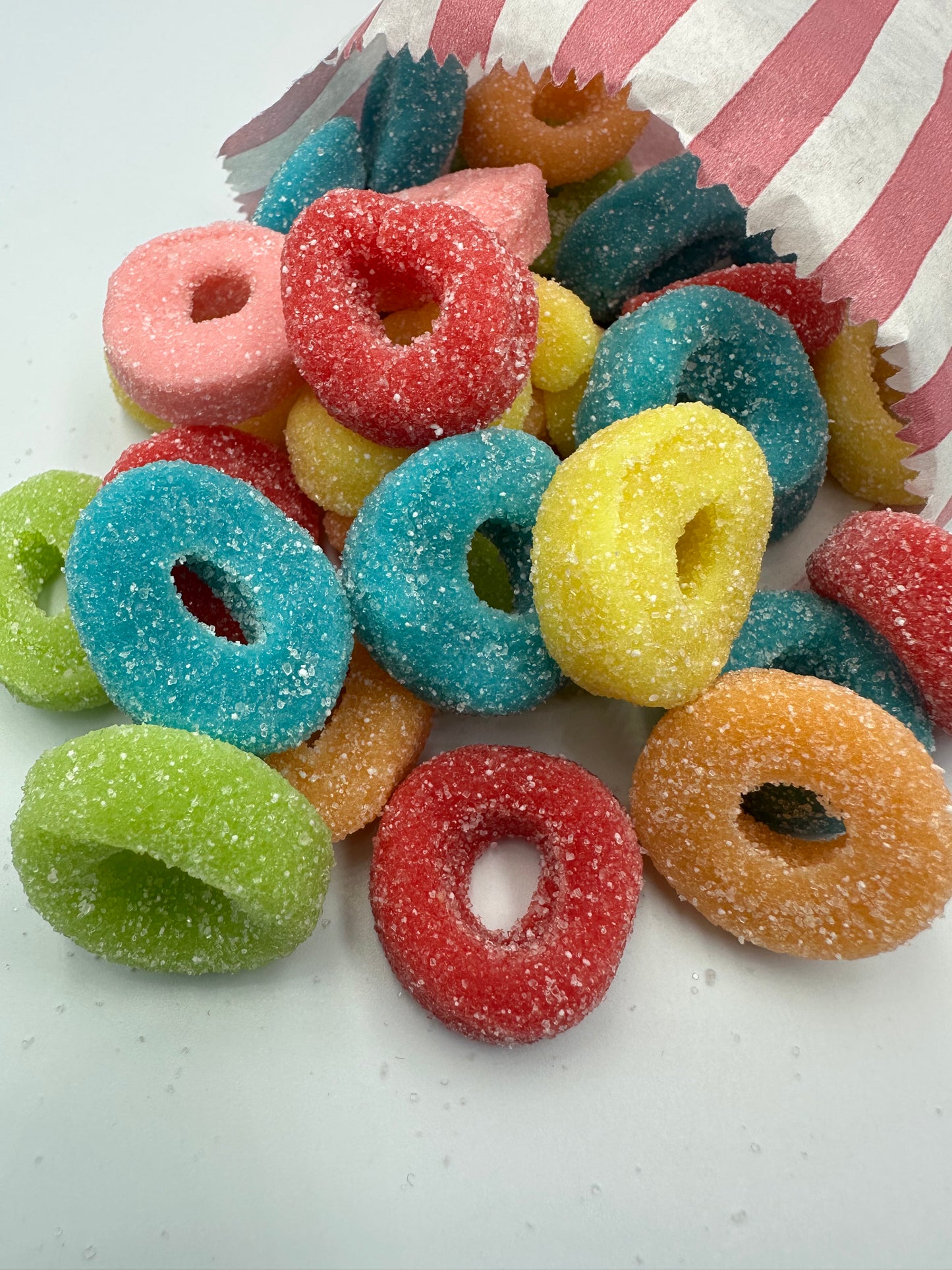Sour Hoops 100G Portion)