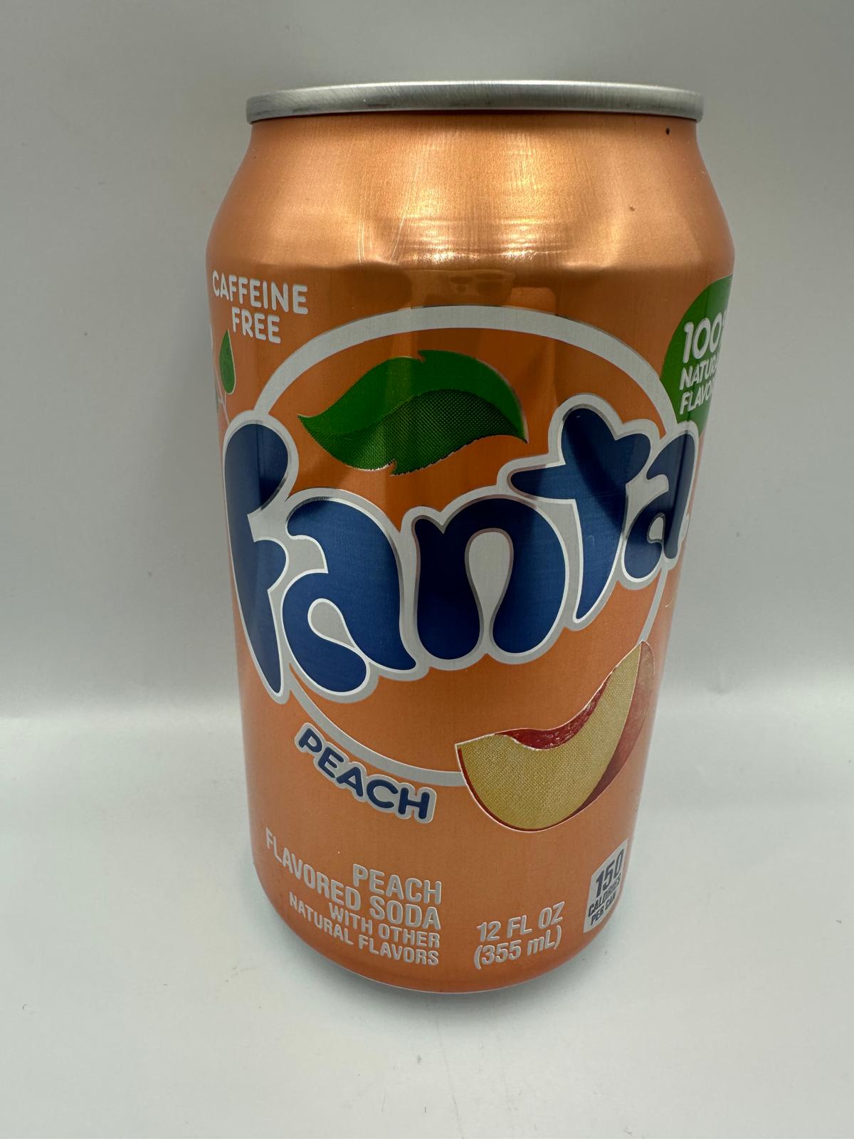 Fanta Peach Soda Can 330ml