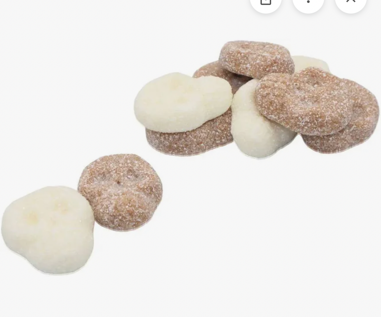 Cola Mini sour skulls 100g