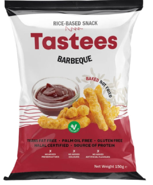 Tastees BBQ , Barbeque Rice based Snacks /Crisps
