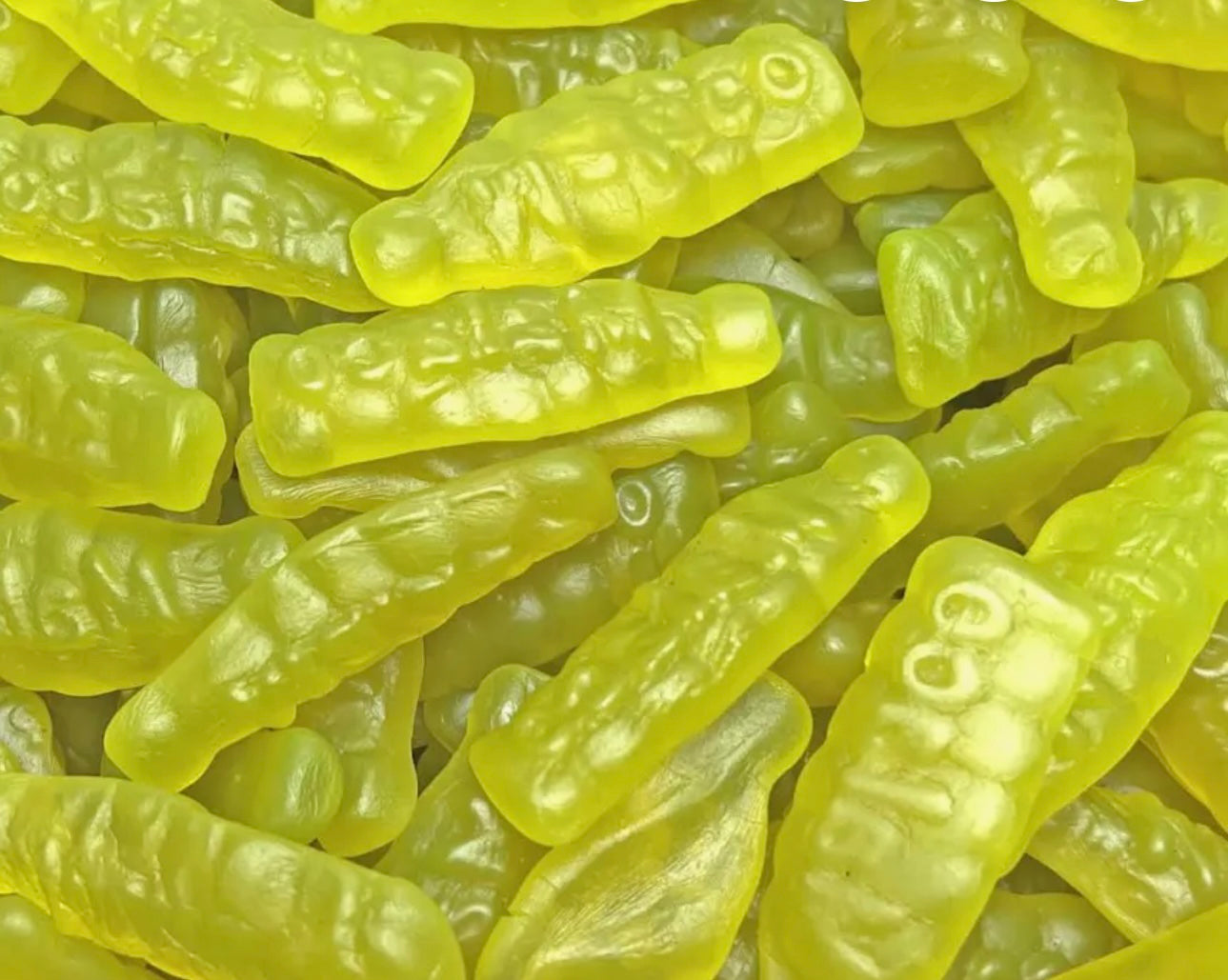 Swedish Apple Gummy Bottles 100g