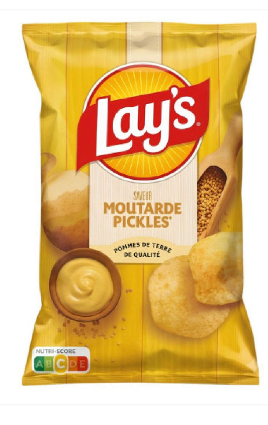 Lay’s mustard & pickle crisps 130g