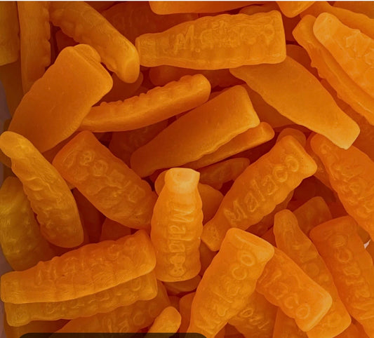 Swedish Orange Jelly Bottles 100g