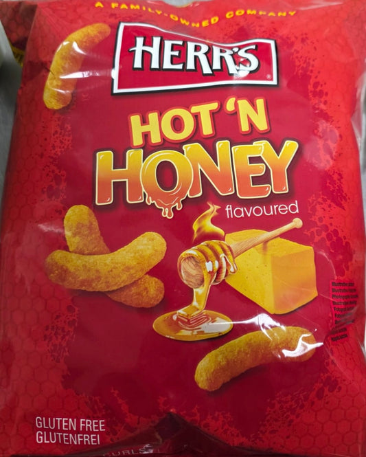 Herrs Hot ‘N’ Honey Cheese Curls Crisps