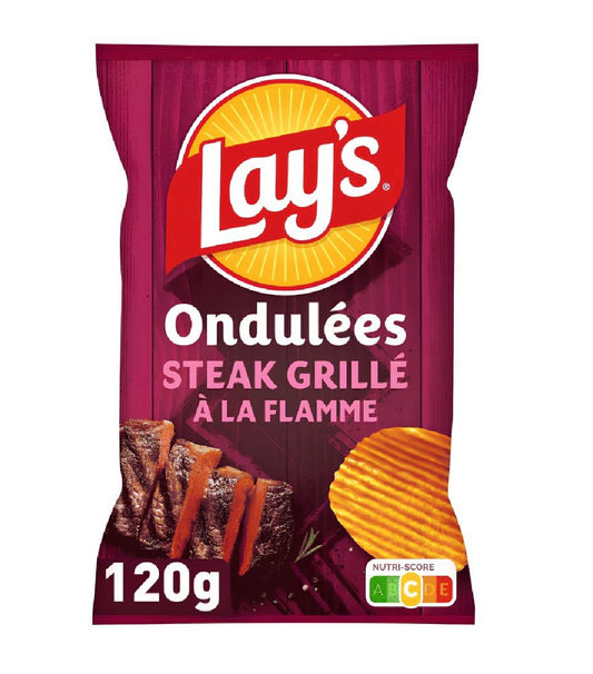 Lay’s steak grilled crisps 120g