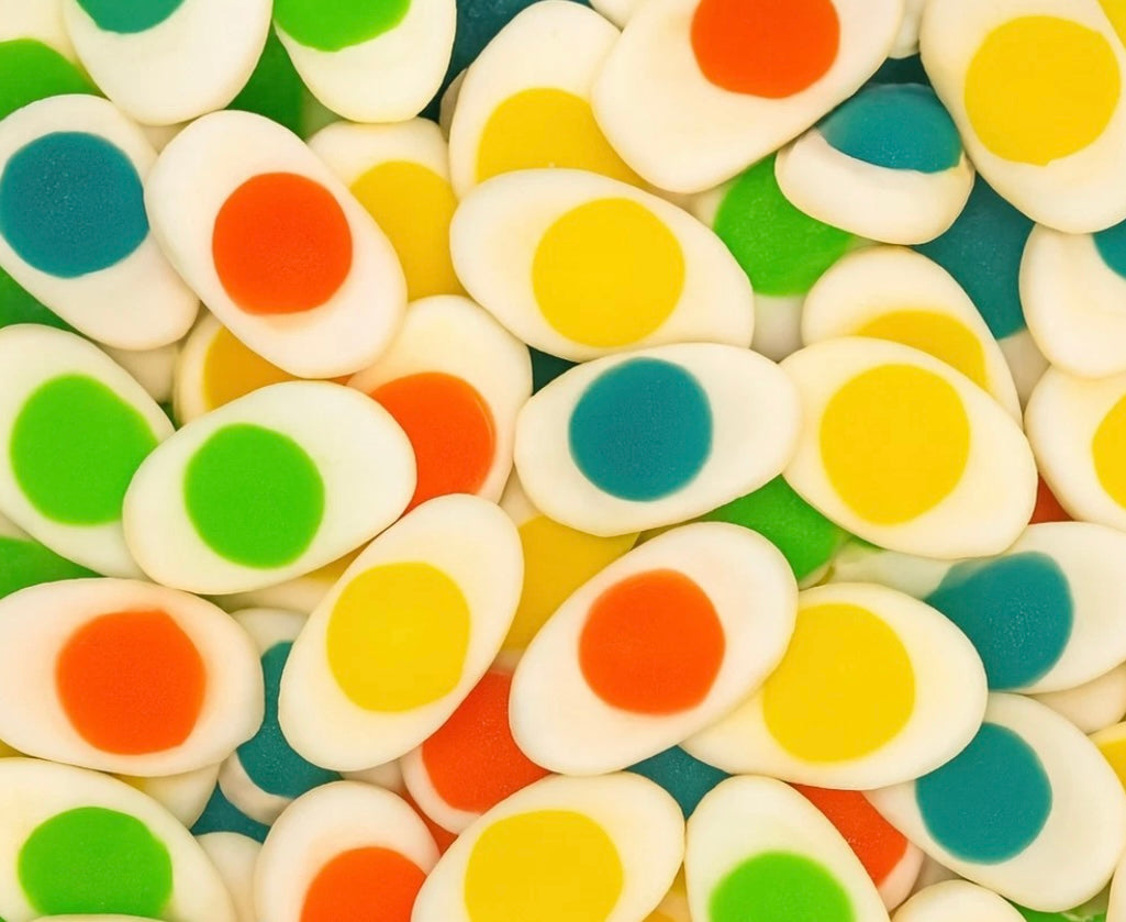 Multicoloured tongue painter  fried eggs 100g