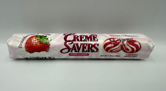 Crème Savers Strawberry & Cream Hard Candy 🇺🇸