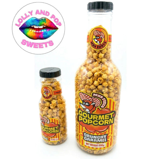 Mrs Foxes Popcorn Crunchy Caramel Gourmet (2 sizes available)