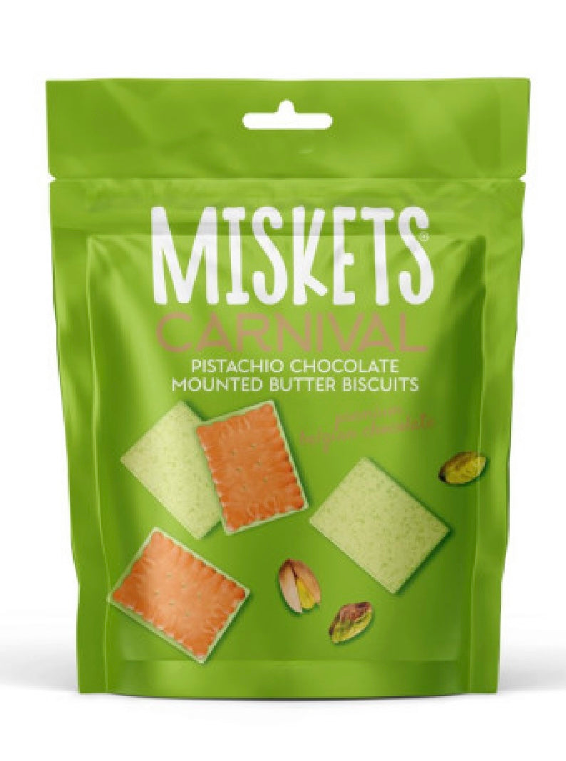 Miskits pistachio chocolate butter biscuits