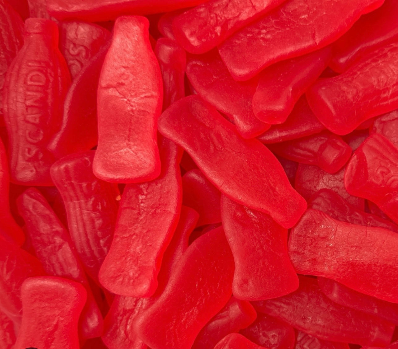 Vegan Raspberry Jelly Bottles 100g