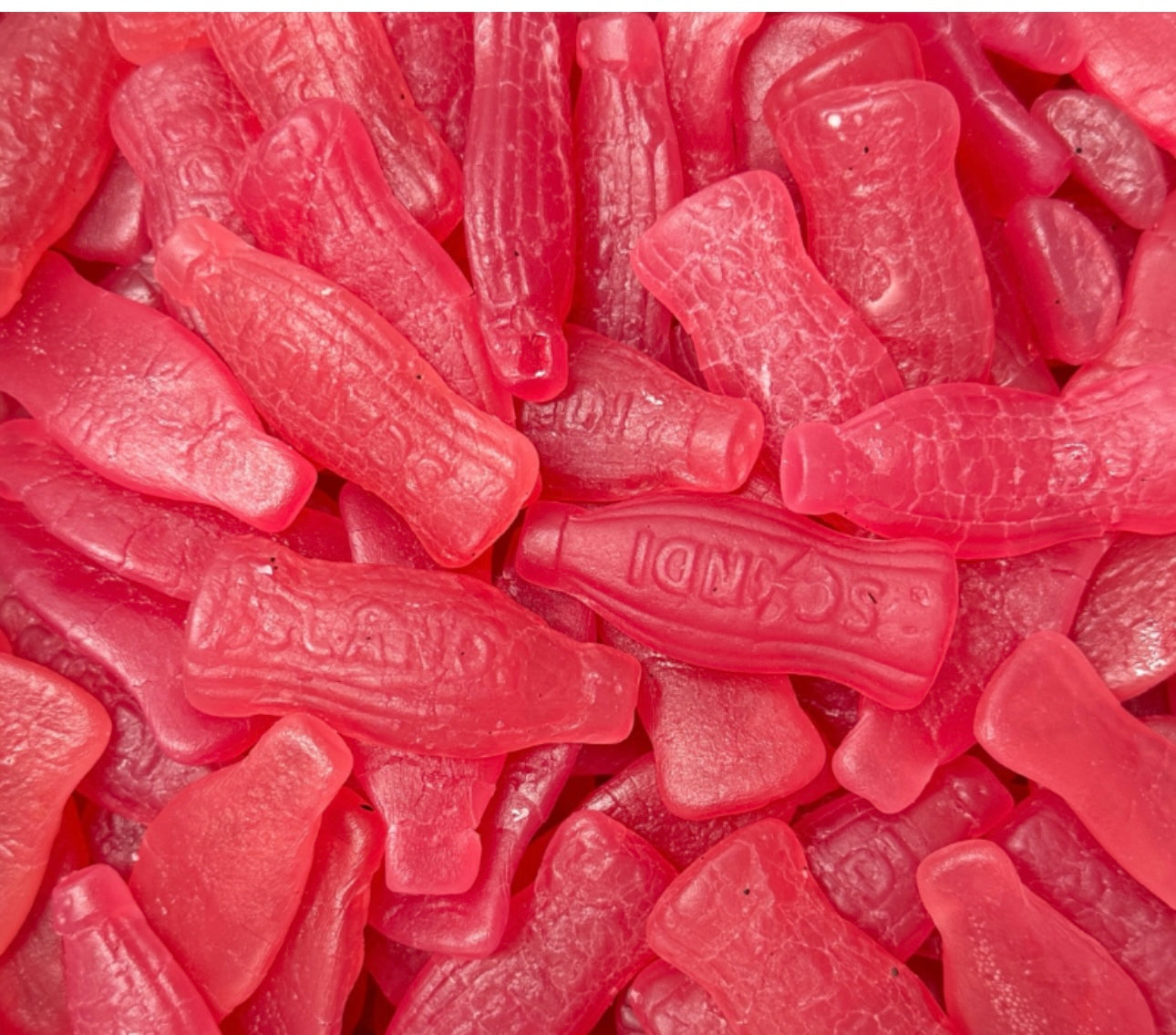 Vegan Strawberry Jelly Bottles 100g