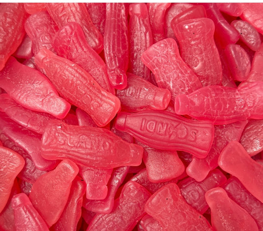 Vegan Strawberry Jelly Bottles 100g