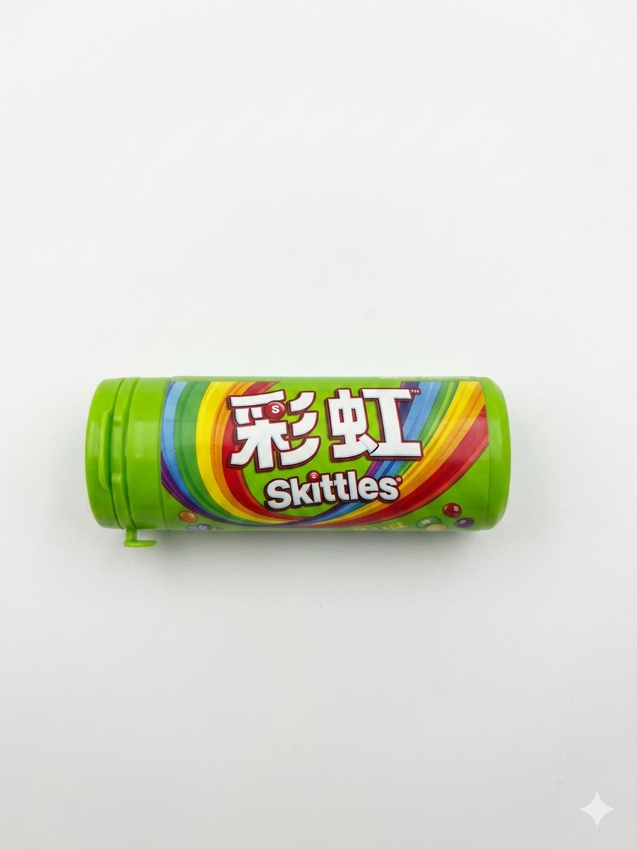 Chinese Import Skittles Bottle sour Flavour 30g