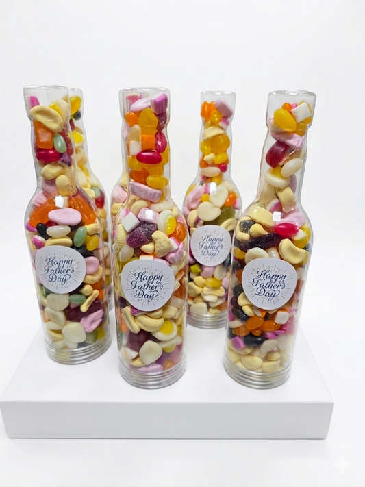 Father’s Day sweet filled bottle jars
