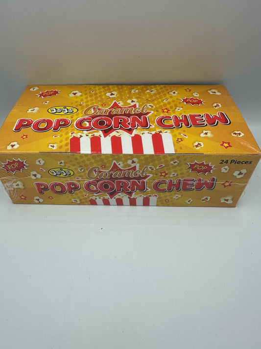 Caramel popcorn Chew Bars (Box)