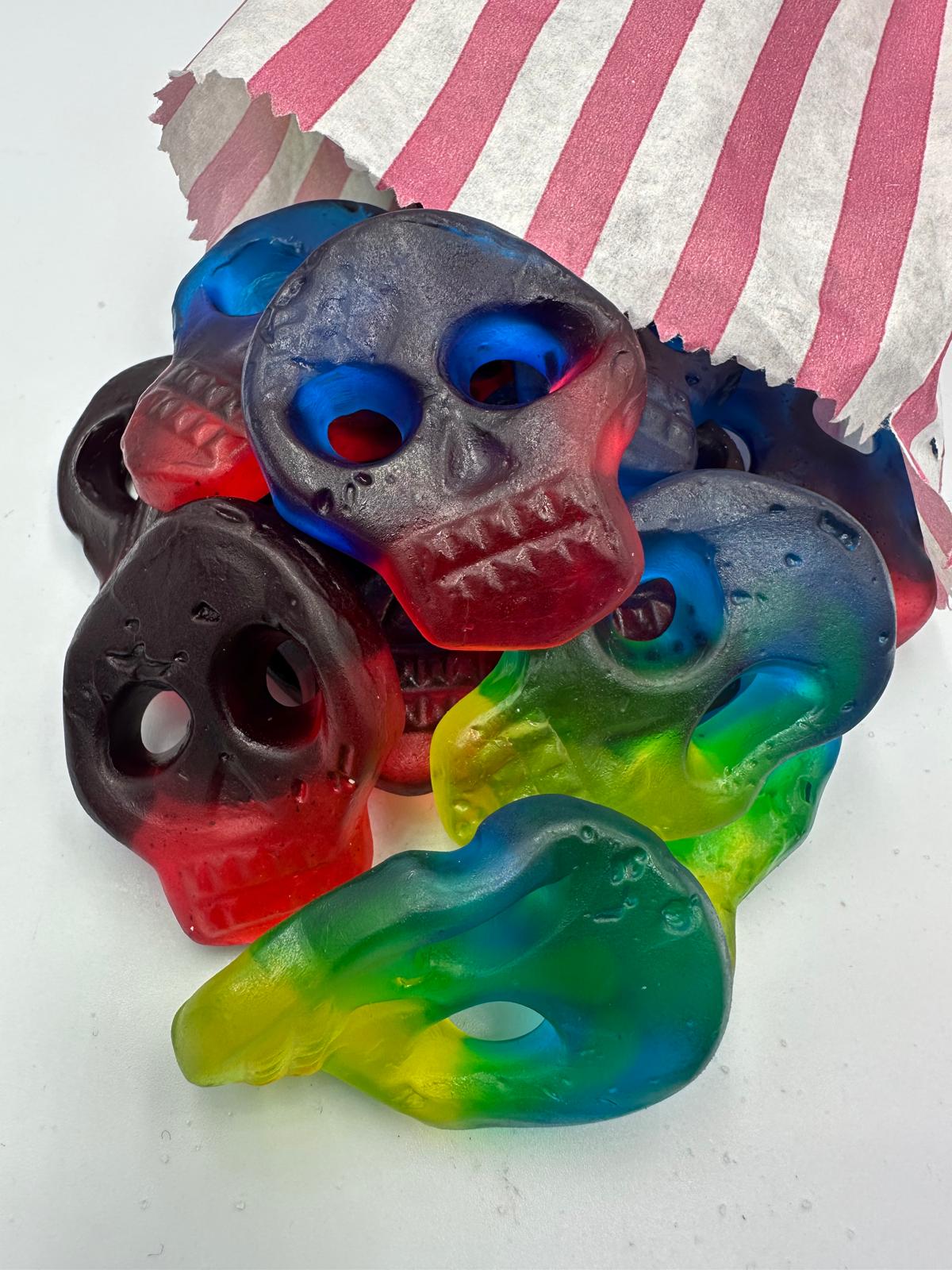 Vegan Jelly fruit Skulls