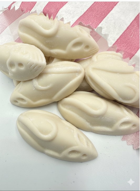 White chocolate Mice 100g