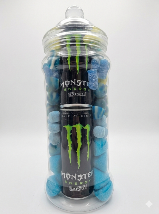 Victorian Drink / chocolate & Blue mix Sweet Jar