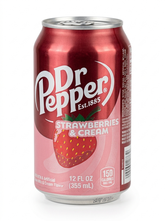 Dr Pepper Strawberries & Cream Drink Can