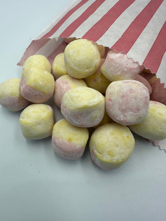 Rhubarb & Custard Chewy Bon Bons (100G Portion)