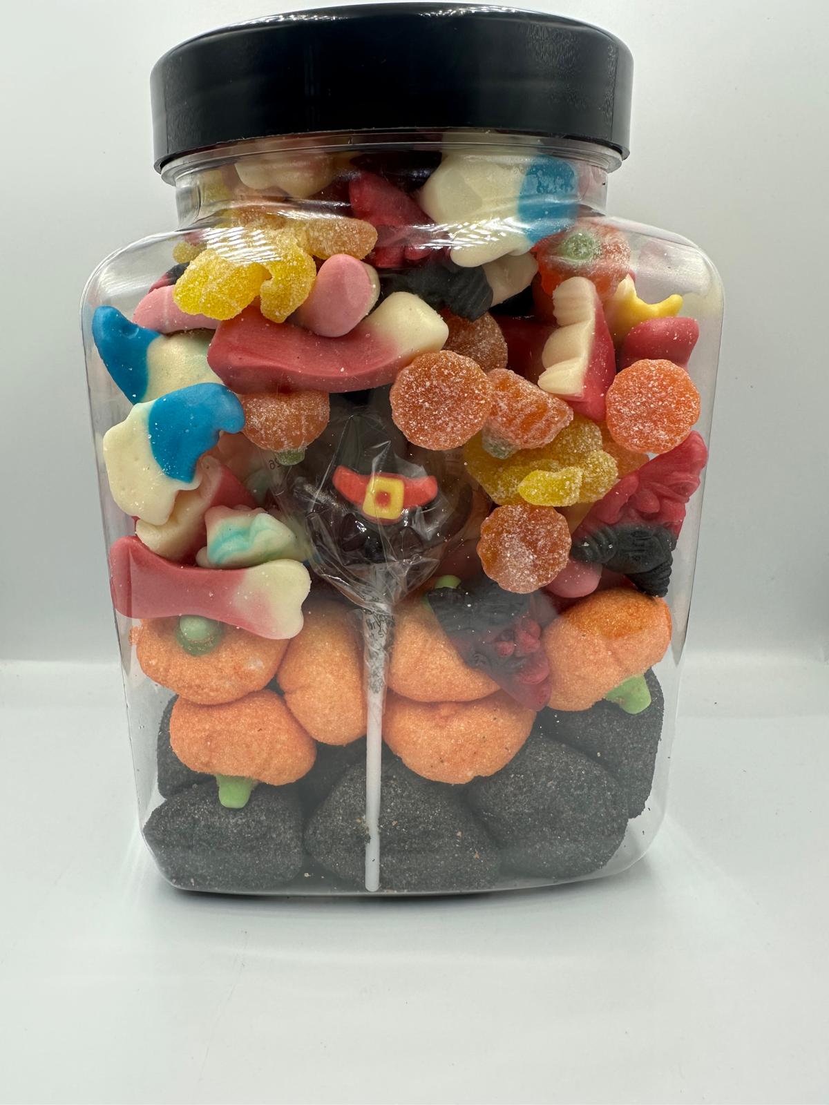 Halloween Lolly And Sweet Jar (Black 800G)
