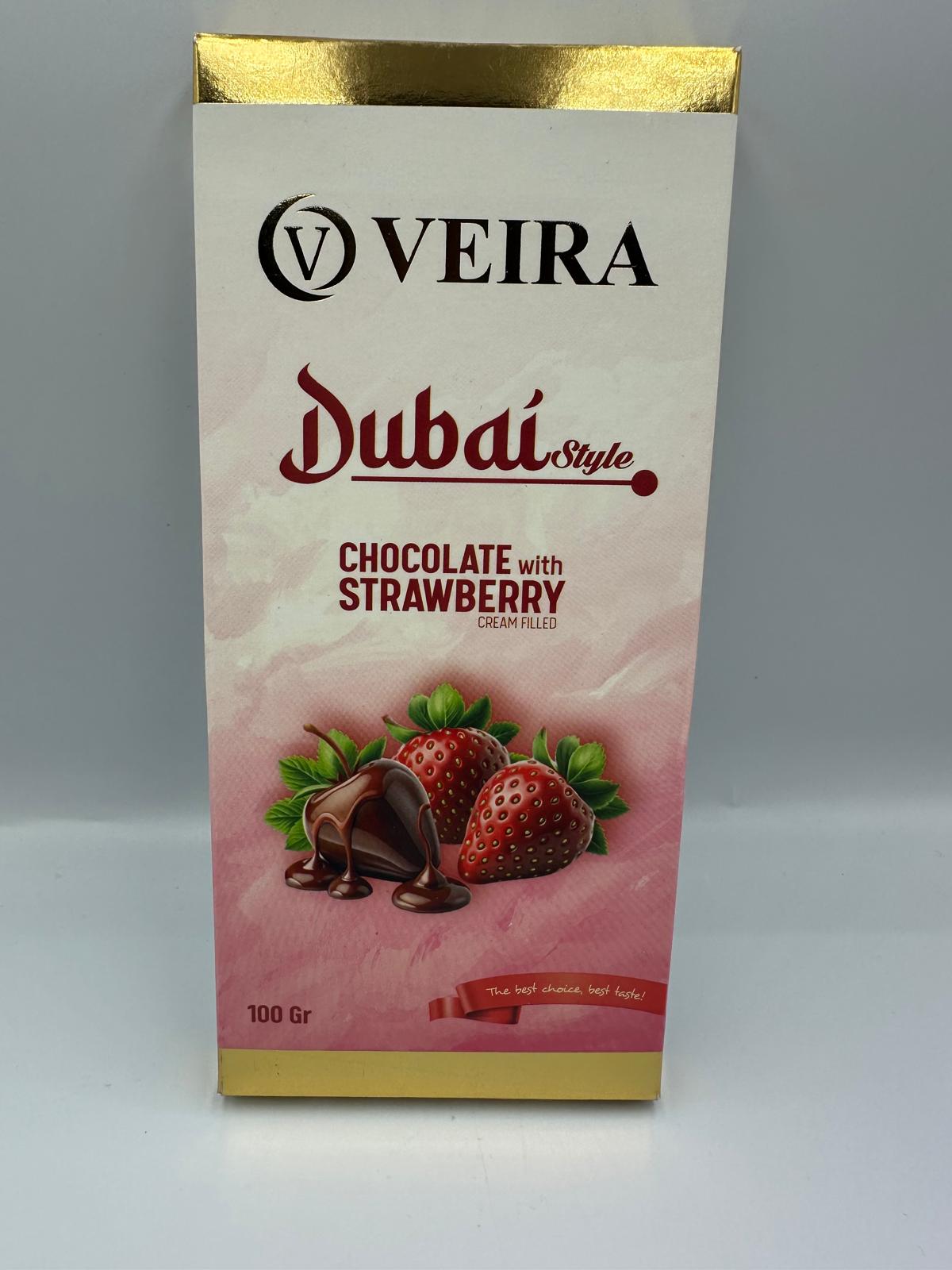 Dubai Chocolate With Strawberry 100G Veira