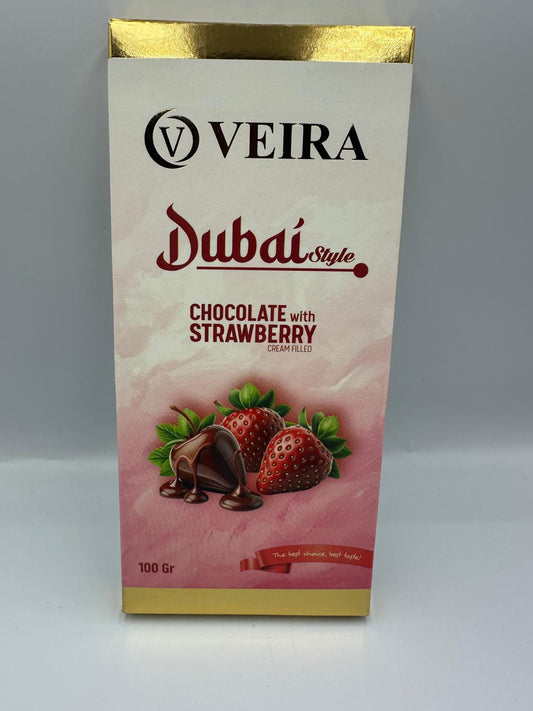 Dubai Chocolate With Strawberry 100G Veira