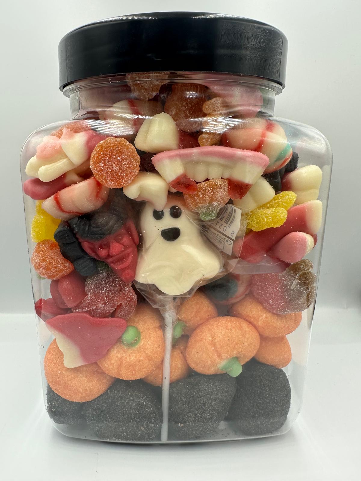 Halloween Lolly And Sweet Jar (Black 800G)