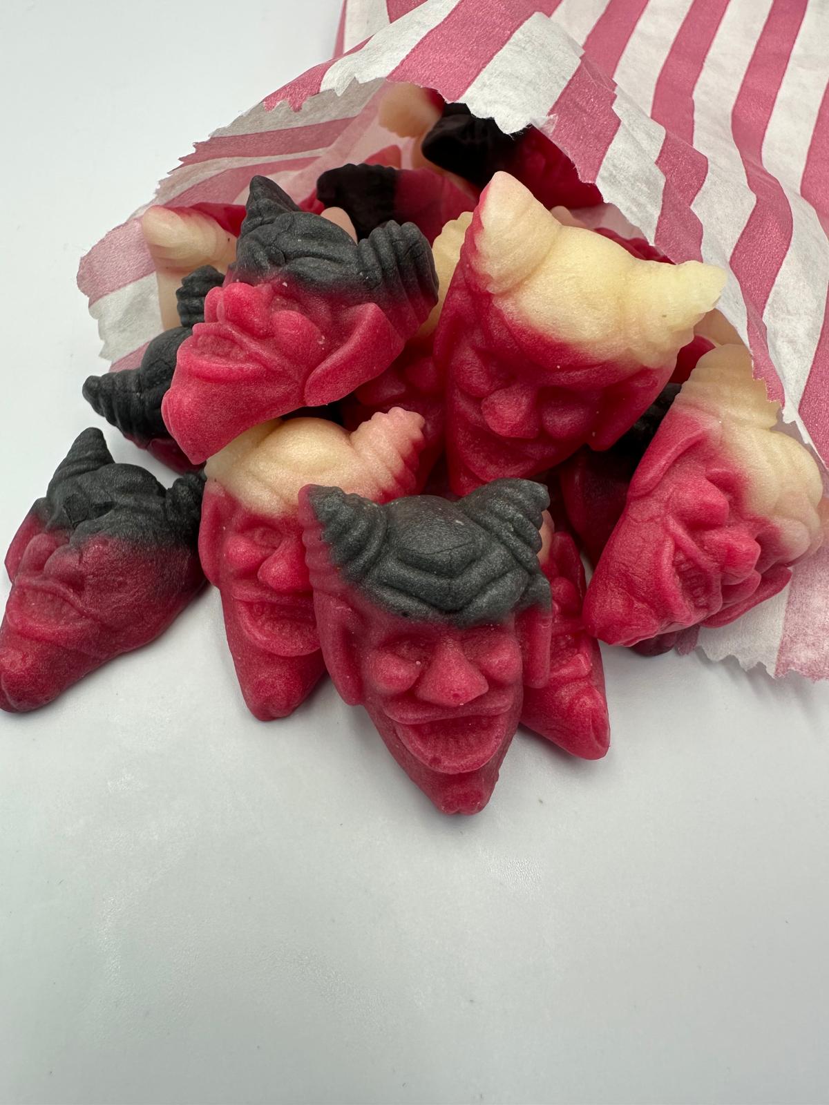 Halloween Devil Heads (100G Portion)