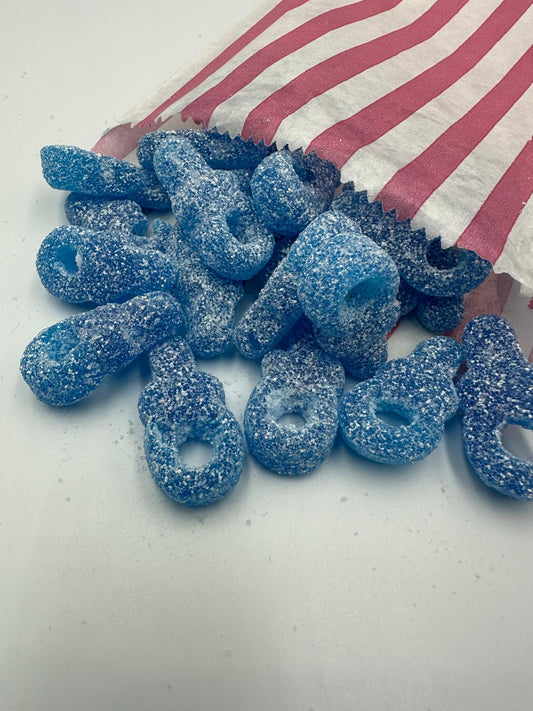 Fizzy Mini Blue Dummies (100G Portion)